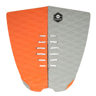 KOALITION Footpad Deck Grip BARREL Orange-Grau 2pc