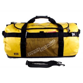 Wasserdichte Reisetasche Duffel Bag OverBoard 90 Liter gelb